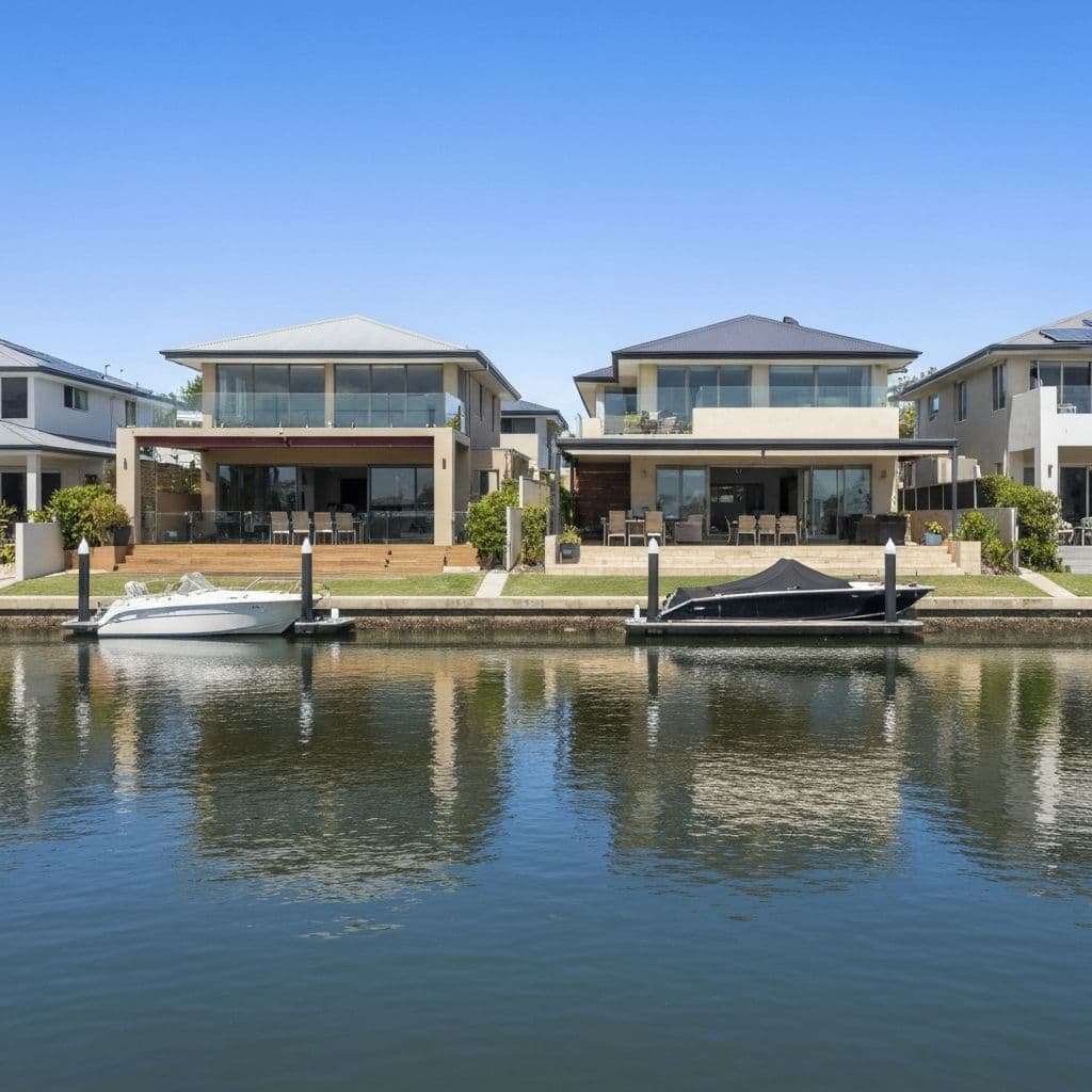 Canal homes in Mandurah with outdoor entertaining areas